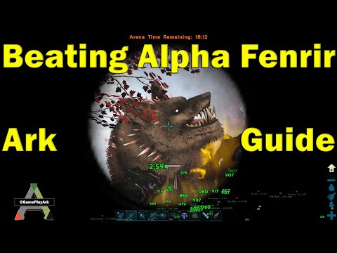 Alpha Fenrir Boss Fight Ark Fjordur  Beating Fenrir Guide