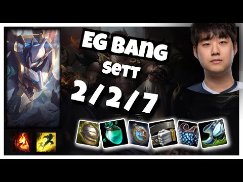 EG Bang Sett SUPPORT (2/2/7) vs Seraphine Gameplay Replay - Patch 10.22