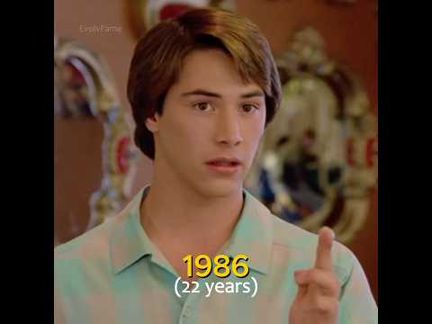 The evolution of Keanu Reeves (1986-2024) #keanureeves #johnwick #evolution #fyp #shorts #goviral