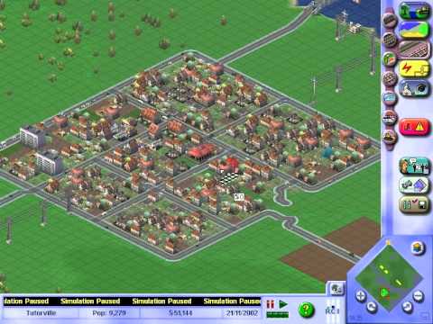 Sim City 3000 - How to Build an effective Rail System - Tutorial 2
