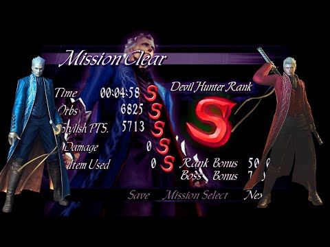 DMC3 - Mission 13 DMD SS Rank (Vergil)