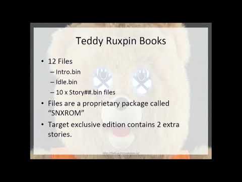 DEF CON 26 - zenofex - Dissecting the Teddy Ruxpin Reverse Engineering the Smart Bear