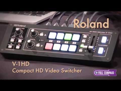 Roland V-1HD Compact Video/Audio Switcher/Mixer Overview | Full Compass