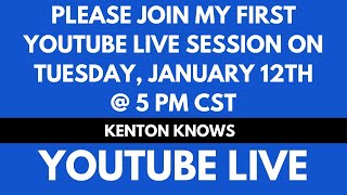 Live with Kenton Knows #1 - Real Estate #realestate #reit #refinance