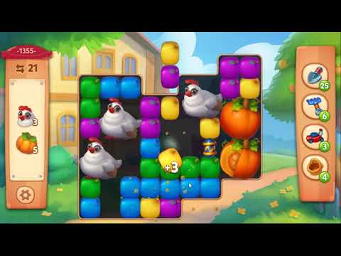 Farmscapes Level 1355 - NO BOOSTERS 🌻🚜🐔 | SKILLGAMING ✔️