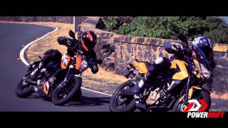 Duke 200 vs Pulsar 200NS: PowerDrift