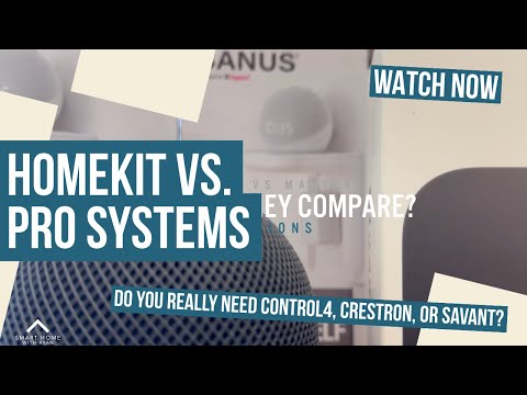 Control4, Crestron, Savant vs. Apple HomeKit – Can Matter Compete?