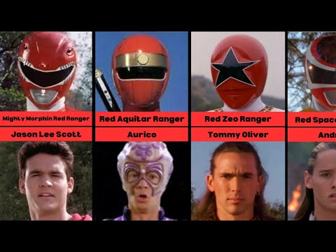 List: Red Power Rangers (1993-2023)