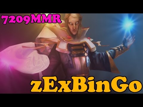 Dota 2 - zExBinGo 7209 MMR Plays Invoker vol 1# - Ranked Match Gameplay