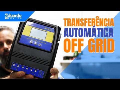 Chave de Transferência Automática ATS para Energia Solar OffGrid