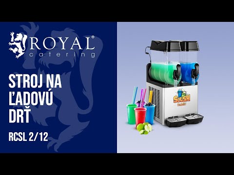 Video - Stroj na ľadovú drť - 2 x 12 litrov