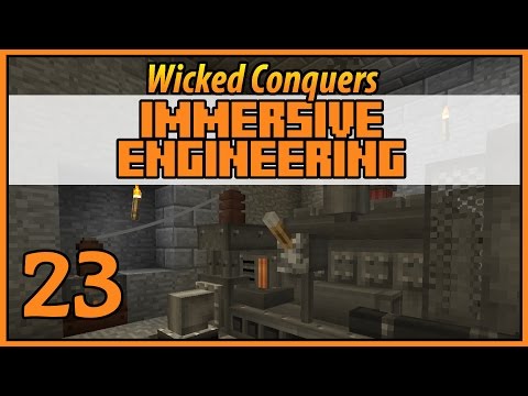 Biodiesel Generator - Wicked Conquers Immersive Engineering - Ep 23 - [Let's Play Minecraft Mods]