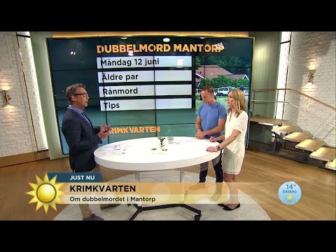 Krimkvarten: om dubbelmordet i Mantorp - Nyhetsmorgon (TV4)