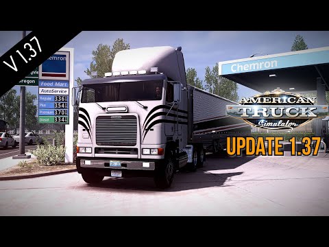 ATS 1.37 - American Truck Simulator Update 1.37 | Gameplay | 4K 60FPS
