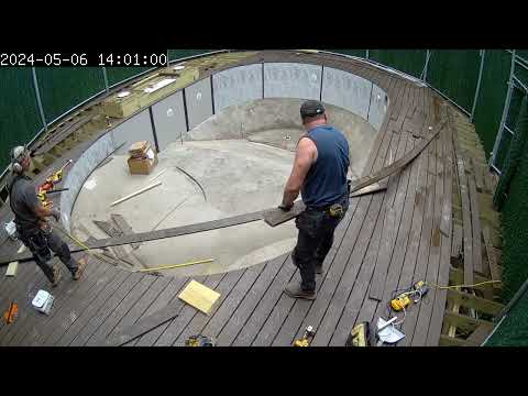 Radiant Metric Above Ground Pool Installation in Lakewood, NJ