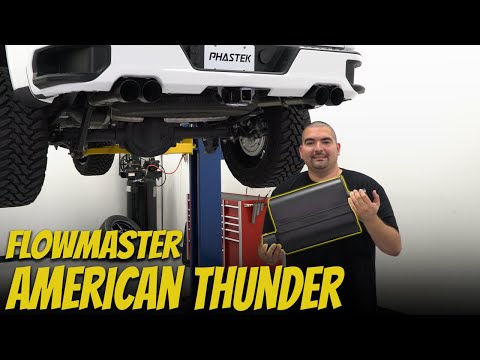 2019-2020 Silverado Flowmaster American Thunder Cat-Back Exhaust - Phastek Install