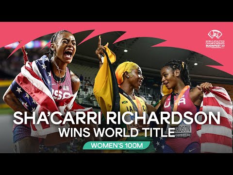 Sha'Carri Richardson blazes to 100m gold ????  | World Athletics Championships Budapest 23