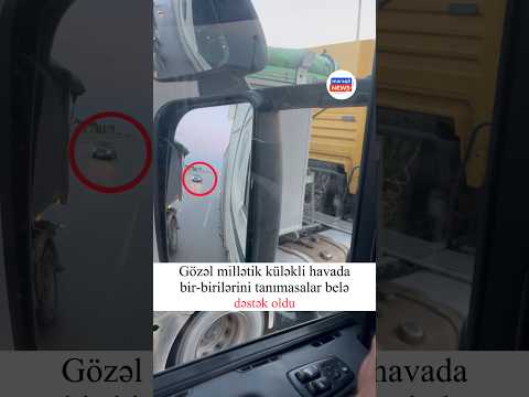Sürücünün bu addımı çox bəyənildi həqiqətən alqışa layiq addımdır