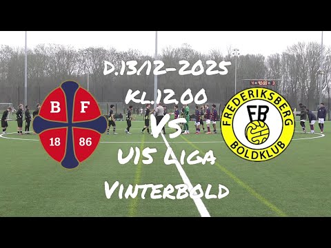 Bk Frem U15 - Fb U15(D.13/12-2025. Liga vinterbold)