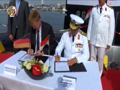 البحرية المصرية تتسلم الغواصة الثانية من طراز ( 209 1400 ) من ألمانيا