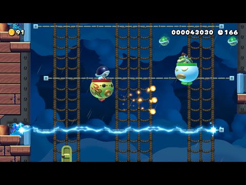 Eric's Super Mario Maker 2 Levels: The Koopa Clan Hunt: Bowser Jr.