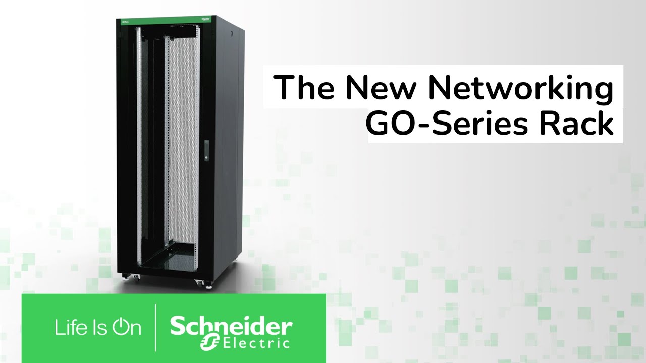 Reliable, affordable and highly compatible, the new networking GO-series rack | Schneider Electric