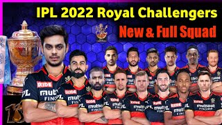IPL 2022 - RCB New Squad | Royal Challengers Bangalore Players List
