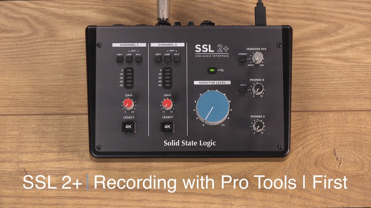 Solid State Logic Interface audio SSL 2+ Pack d'enregistrement