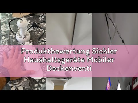 Produktbewertung Sichler Haushaltsgeräte Mobiler Deckenventilator: Mobiler Decken-Ventilator VT-141.