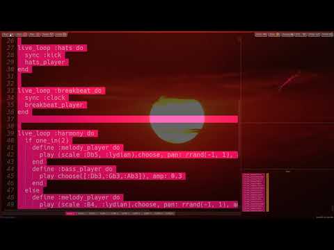 Sonic Pi Generative Ambient Patch #1