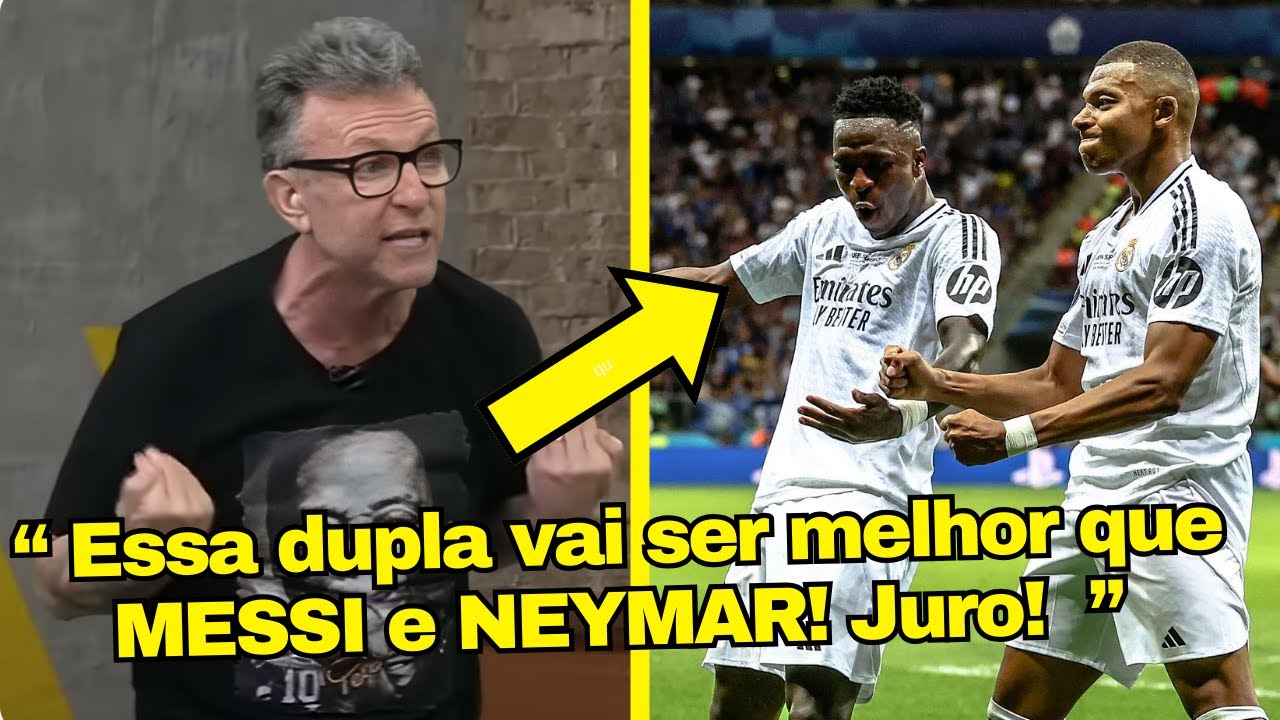 VEJA O DESABAFO DE NETO SOBRE JOGAÇO DE VINI JR E MBAPPE JUNTOS HOJE! MELHORES QUE MESSI E NEYMAR