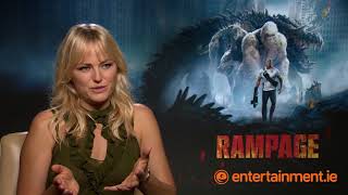 Malin Akerman loved playing a villain in Rampage video