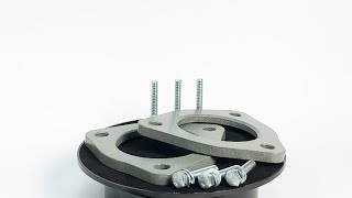 Проставки опор передних стоек Nissan алюминиевые 10мм (2-15-004М10)