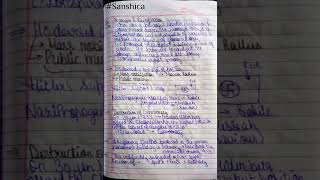 CBSE class 9th SST (HISTORY) Nazism & the rise of hilter Notes||Handwritten Notes 📝✨||@Sanshica
