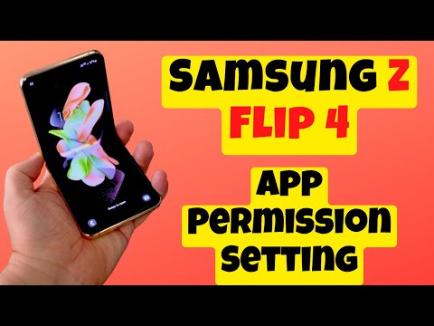 Samsung Z Filp 4 App Permission Setting | How To Find App Permissions In Galaxy Z Filp 4