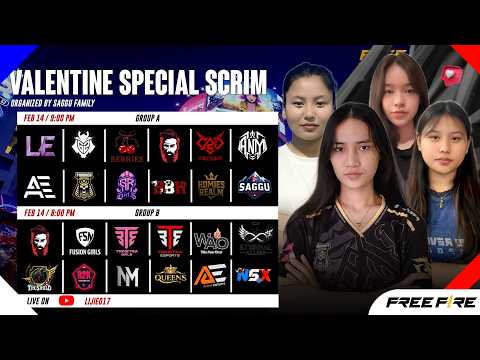 VALENTINE SPECIAL INVITED SCRIMS | SAGGU FAMILY