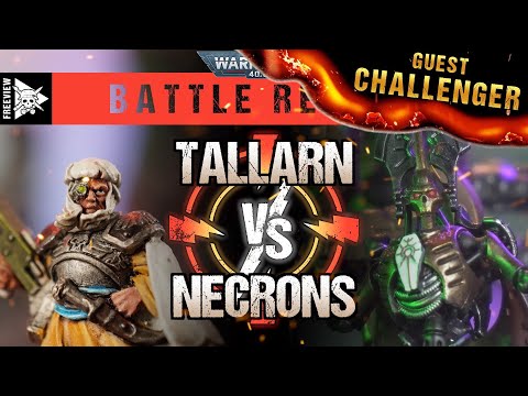 Tallarn vs Necrons 2000pts | Warhammer 40,000 Battle Report