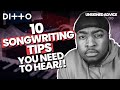 10 Songwriting Tips ALL Artists Need to Hear | How to Write a Song | Ditto Music