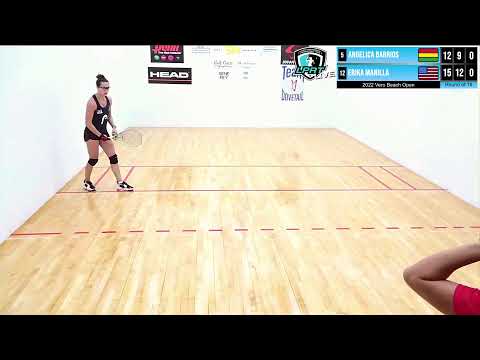 2022 Vero Beach Open - Round of 16 - Barrios vs Manilla