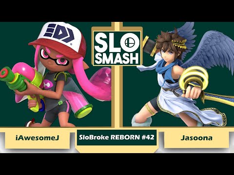 iAwesomeJ (Inkling) vs Jasoona (Pit) - SloBroke REBORN #42 - Pools