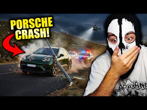 PORSCHE TOTALLY DESTROYED AFTER CHASE! 💥🚓