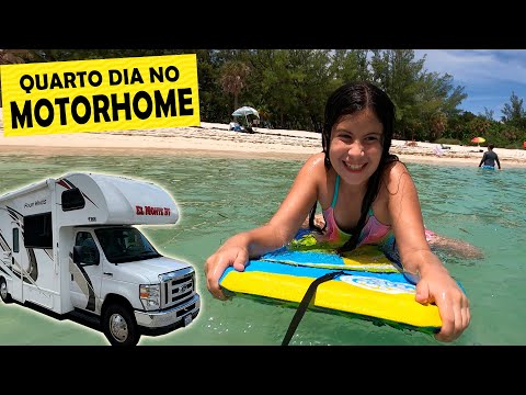 FOURTH DAY IN THE MOTORHOME - PLAYING AND FUN ON THE BEACH