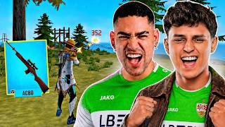NOBRU e RACHA AMASSARAM no DUO X SQUAD! 🔥 VISÃO DOS DOIS | FREE FIRE