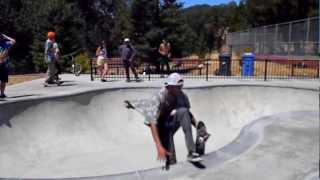 preview picture of video 'BACON SKATEBOARDS POOL PARTY AT UKIAH SKATEPARK 8/7/12 (part 1 of 3)'