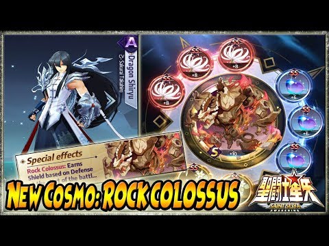 PVP w/ NEW COSMO LEGEND " ROCK COLOSSUS" & SHIRYU - Saint Seiya Awakening