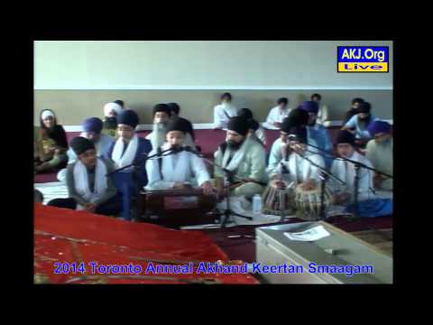 008 Toronto July 2014 Smaagam - Monday Morning Keertan - B. Lovepreet Kaur Jee