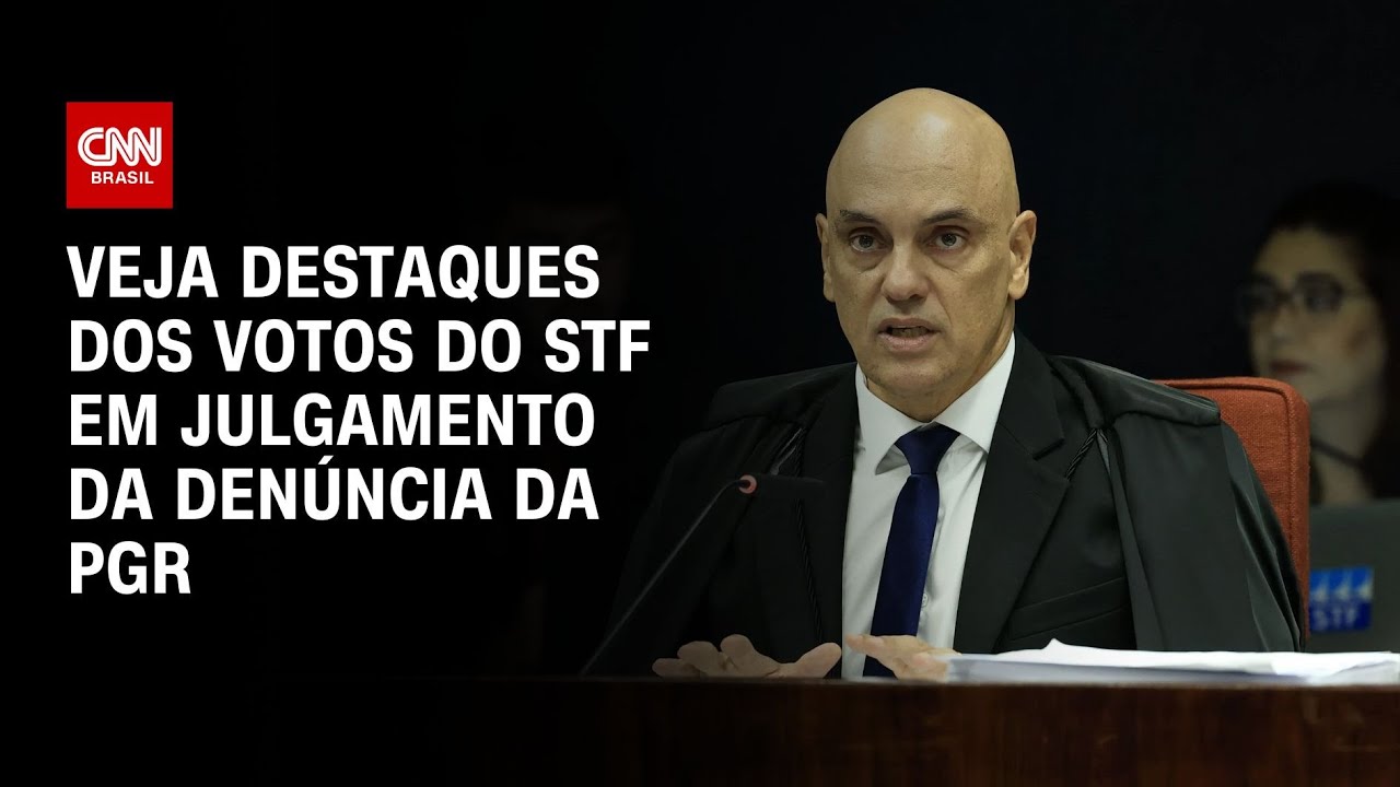 Veja destaques dos votos do STF em julgamento da denúncia da PGR | CNN 360º