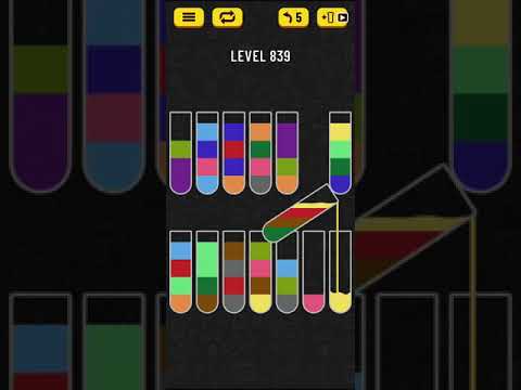 Water Sort Puzzle - level 839