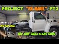 WELDING A GAS TANK NEW BUDGET FRIENDLY MAG DRILL C5500 DUMP TRUCK BUILD