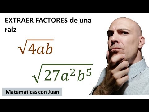 ▷ Cómo extraer o sacar factores de una RAÍZ CUADRADA. Simplificación de radicales